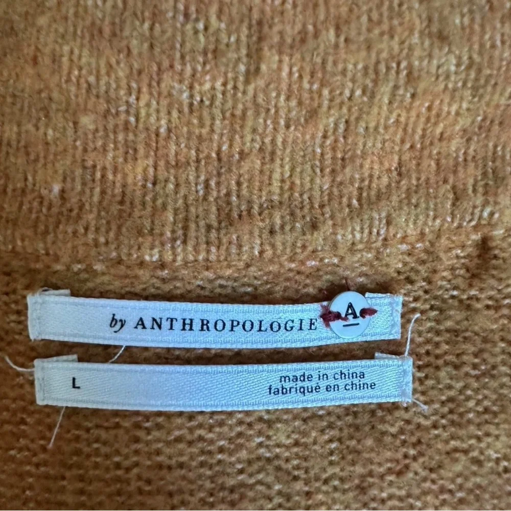 Anthropologie Marigold V-Neck Sweater – Size Large - Picture 5 of 7